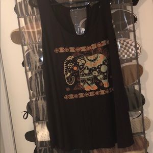 Boho styled tank top